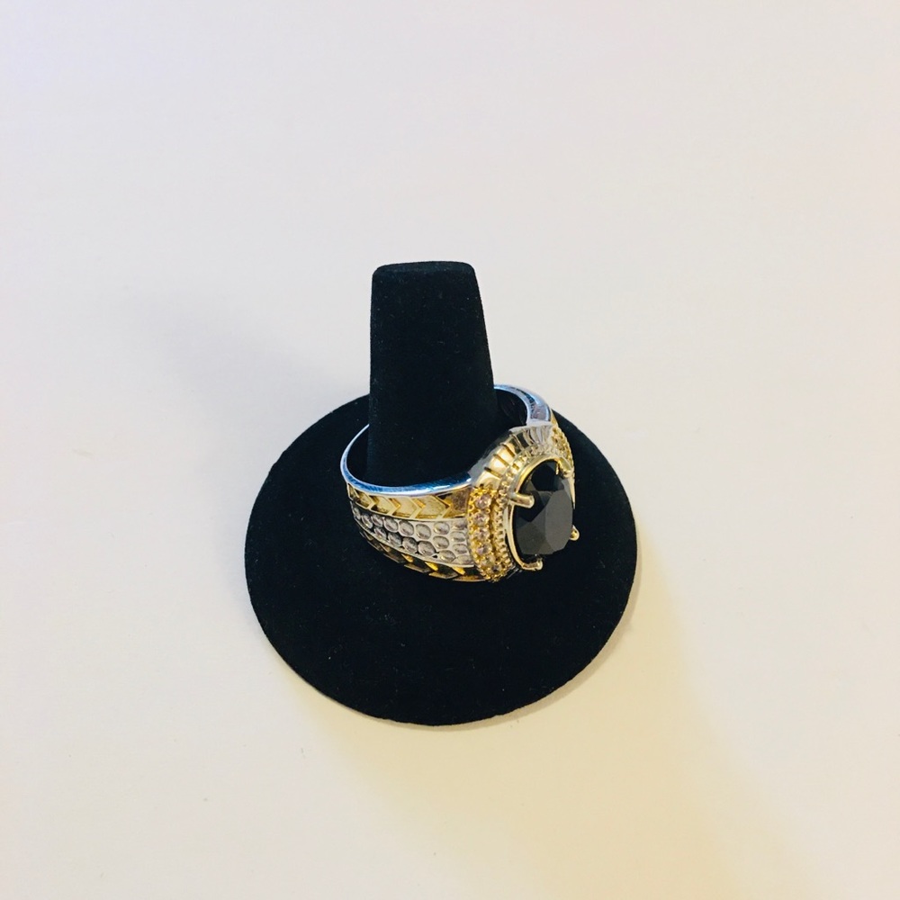 ❌🛑SOLD🛑❌ 925 S. Men’s Black Stone Ring